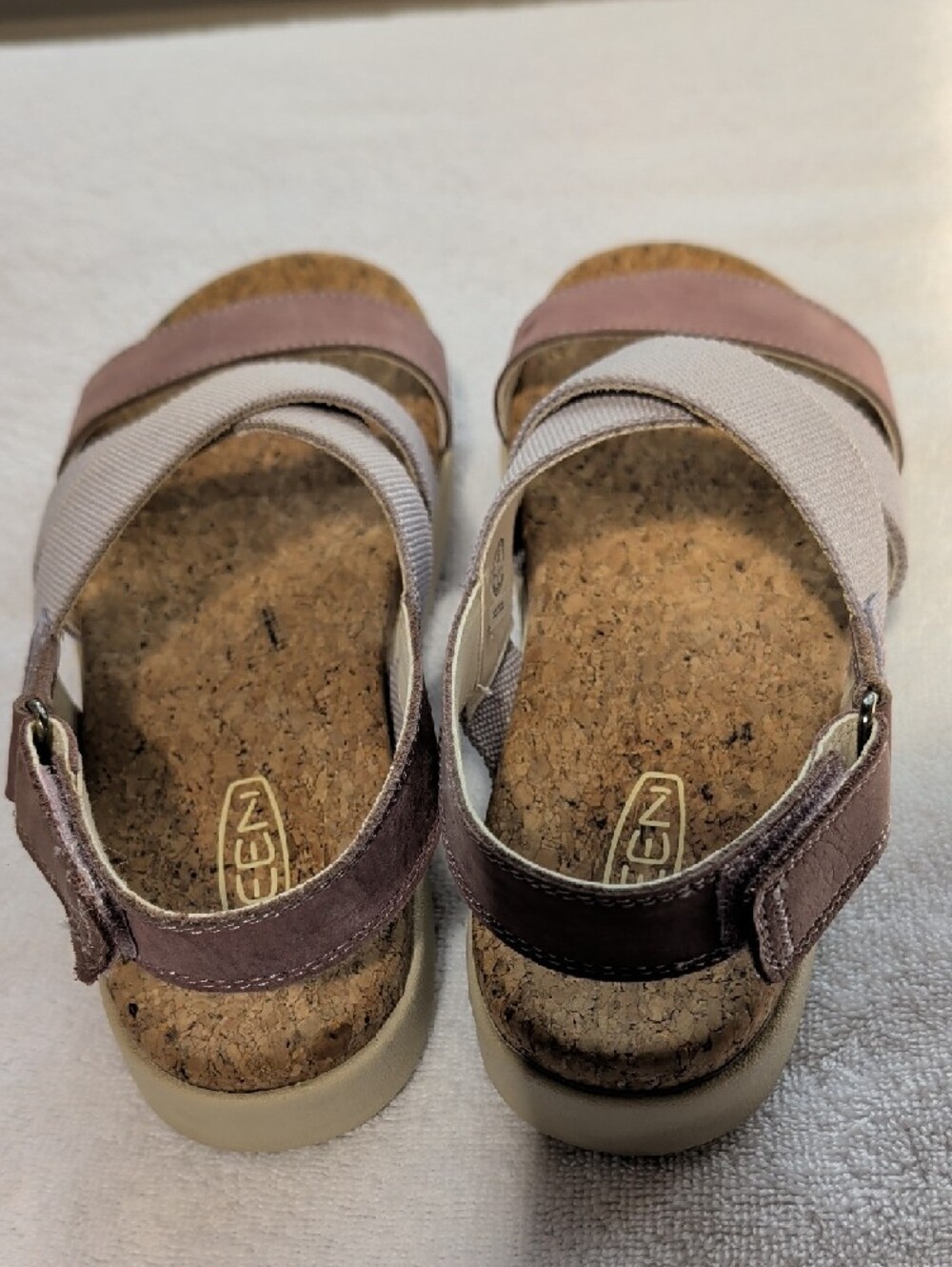 Keen Elle criss cross sandals Thistle/Toadstool sz 8.5 - Picture 5 of 7